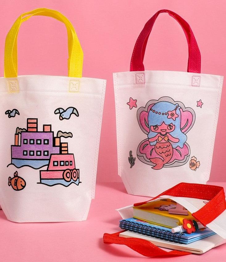 Reusable Coloring Goodie Bag (5 bags) – Pi & Pie Mask LLC
