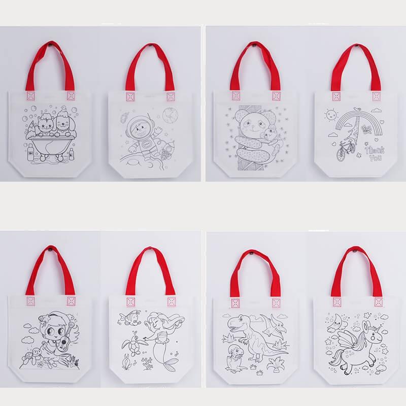 Reusable Coloring Goodie Bag (5 bags) - {{ variant.title }} - Pi & Pie Mask LLC