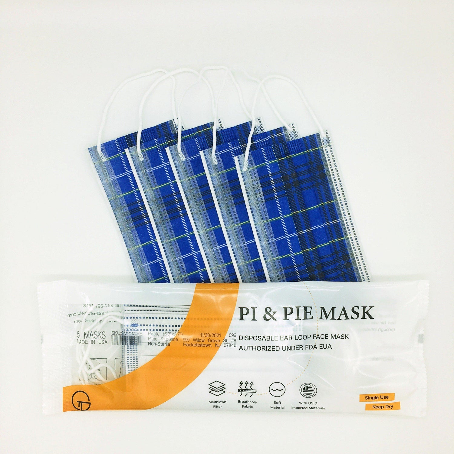 Petite<br>(5 masks) - {{ variant.title }} - Pi & Pie Mask LLC