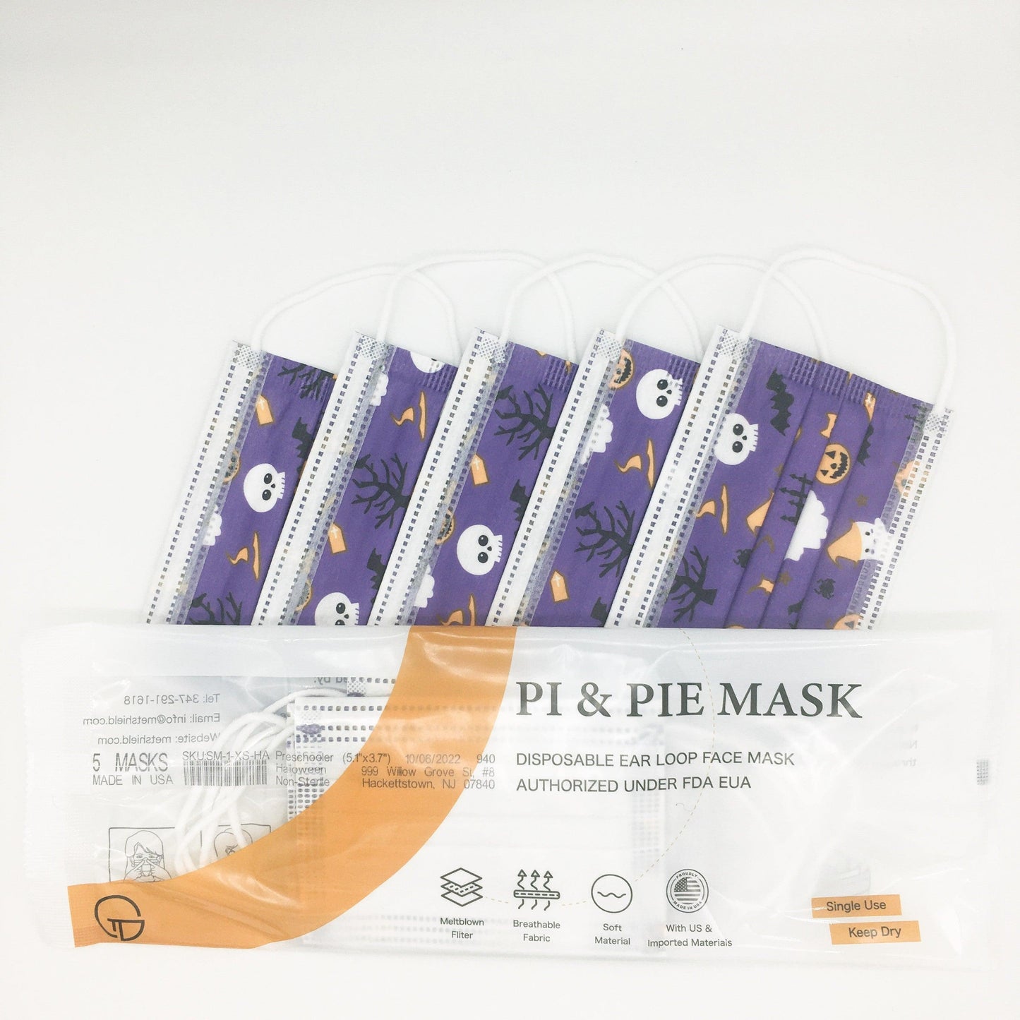 Toddler/<br>Preschooler<br>(5 masks) - {{ variant.title }} - Pi & Pie Mask LLC