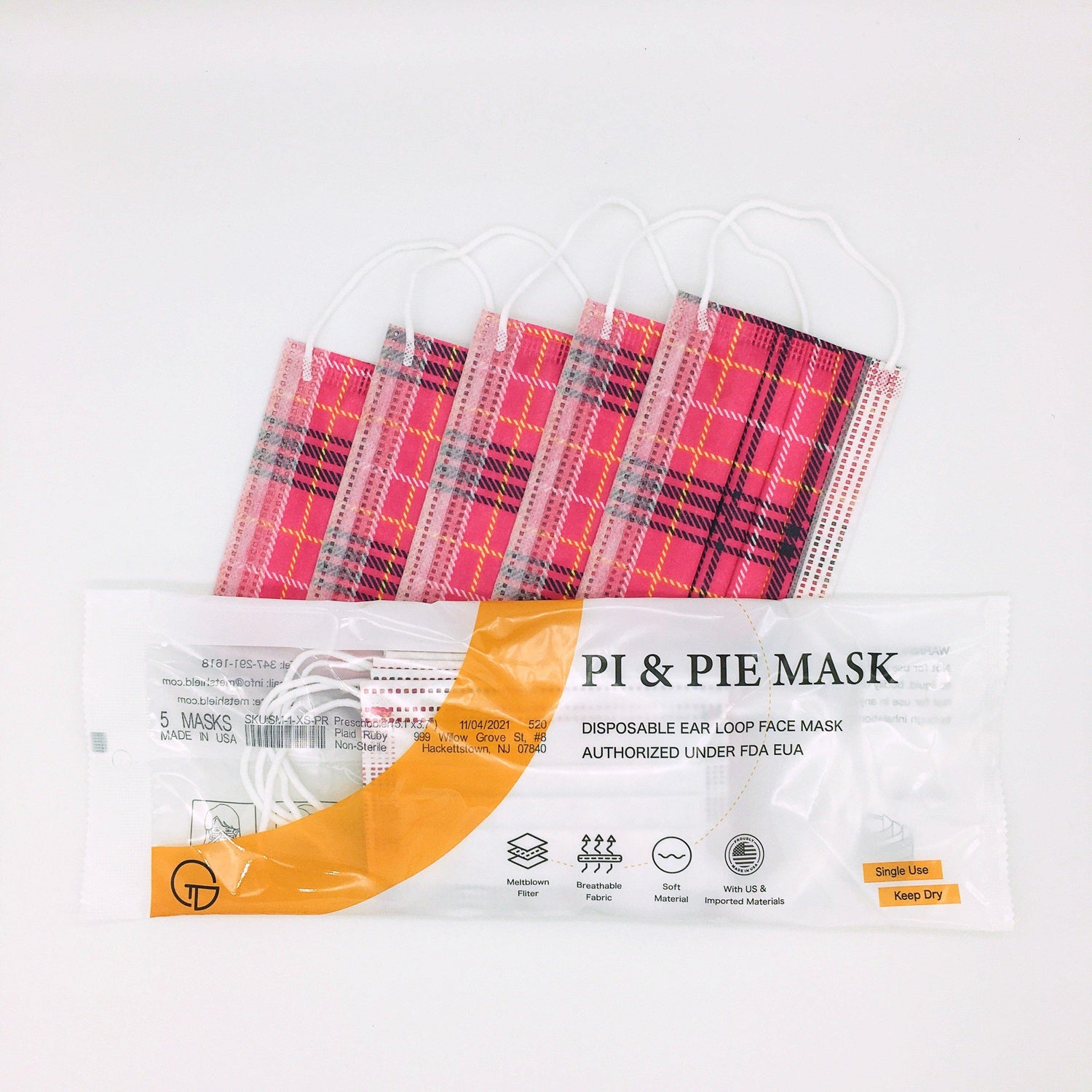Toddler/<br>Preschooler<br>(5 masks) - {{ variant.title }} - Pi & Pie Mask LLC